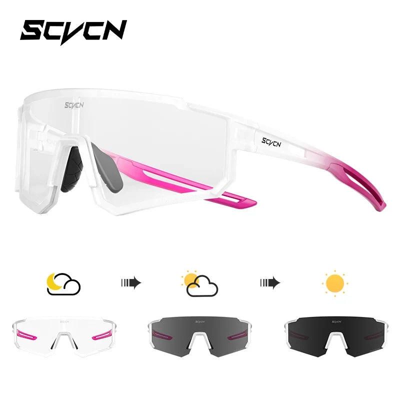 SCVCN UV400 Sports Cycling Sunglasses for Men & Women