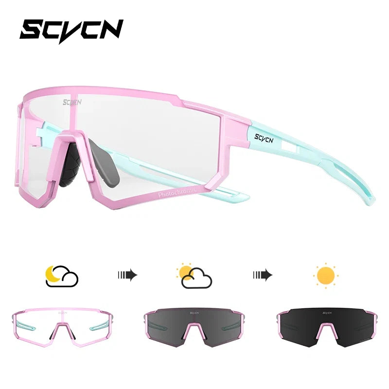 SCVCN UV400 Sports Cycling Sunglasses for Men & Women