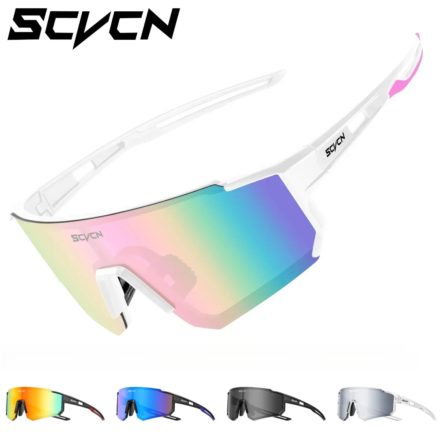 SCVCN UV400 Sports Cycling Sunglasses for Men & Women