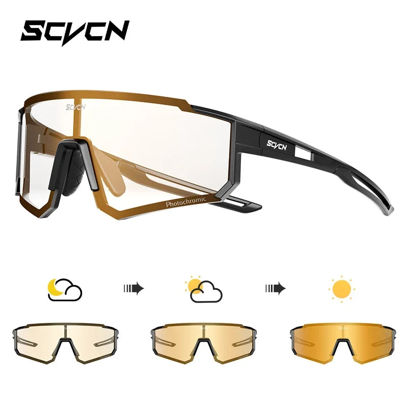 SCVCN UV400 Sports Cycling Sunglasses for Men & Women
