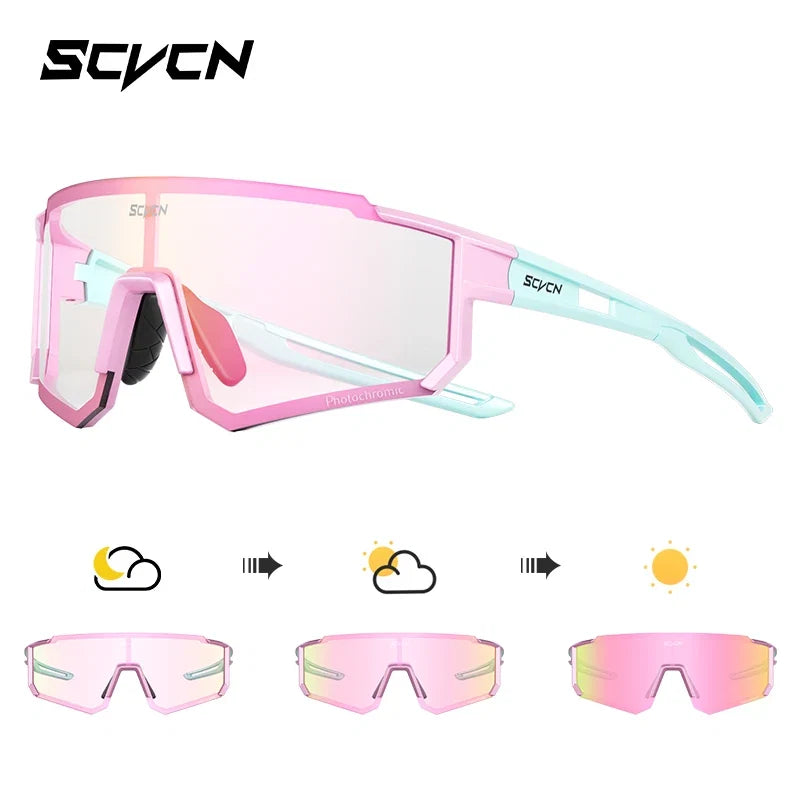 SCVCN UV400 Sports Cycling Sunglasses for Men & Women