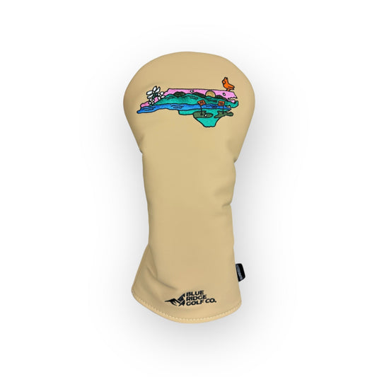 Rossi Golf x Blue Ridge — Carolina Canvas Driver Headcover